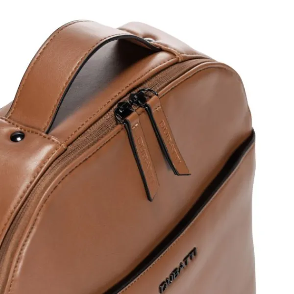 Dubatti Two Rugzak Bruin> Lederlook Tassen|Rugzakken
