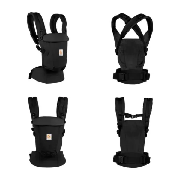 Ergobaby Adapt SoftTouch Cotton Onyx Black> Buikdragers