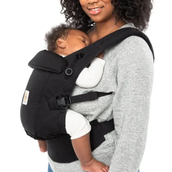 Ergobaby Adapt SoftTouch Cotton Onyx Black> Buikdragers