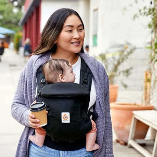 Ergobaby Adapt SoftTouch Cotton Onyx Black> Buikdragers