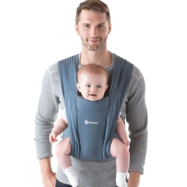 Ergobaby Draagzak Embrace Oxford Blue> Buikdragers