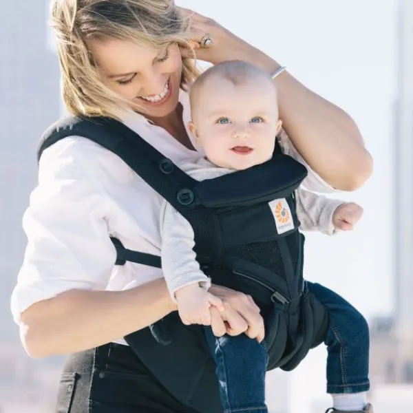 Ergobaby Draagzak Omni 360 Cool Air Mesh Onyx Black> Rugdragers|Buikdragers