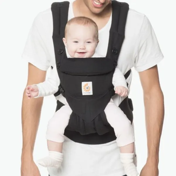Ergobaby Draagzak Omni 360 Pure Black> Rugdragers|Buikdragers