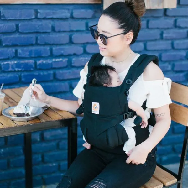 Ergobaby Draagzak Omni 360 Pure Black> Rugdragers|Buikdragers