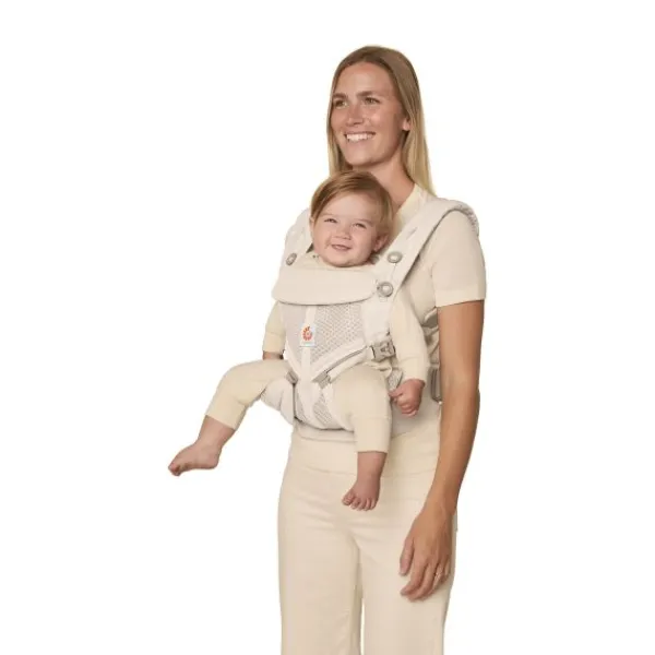 Ergobaby Omni Classic Mesh Draagzak - Charcoal Grey> Buikdragers