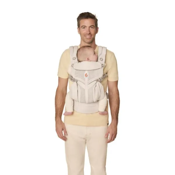 Ergobaby Omni Classic Mesh Draagzak - Charcoal Grey> Buikdragers