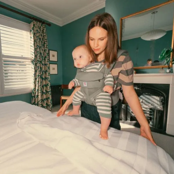 Ergobaby Omni Classic Mesh Draagzak - Charcoal Grey> Buikdragers