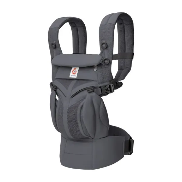 Ergobaby Omni Classic Mesh Draagzak - Charcoal Grey> Buikdragers