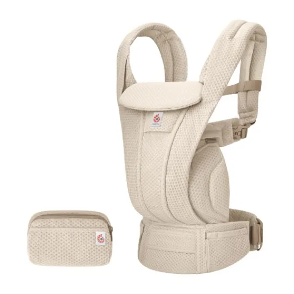 Ergobaby Omni Deluxe Mesh Draagzak - Natural Beige> Rugdragers