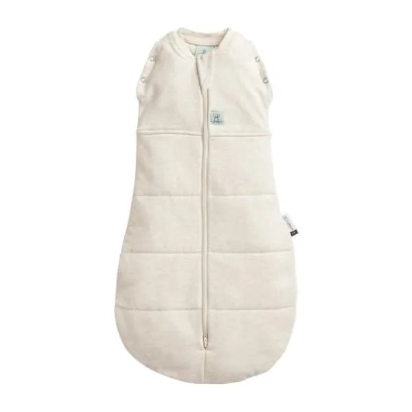 Ergopouch Cocoon Inbaker Slaapzak Oatmeal Marle 2,5 Tog 0-3mnd> 4-Seizoenen Slaapzakken
