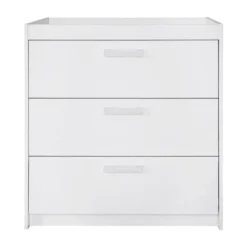 Europe Baby Ledikant 60-120 Wit / Commode 3 Laden / Hanglegkast 2 Deuren Ralph> Complete Babykamers|Ladekasten