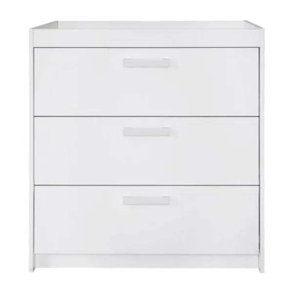 Europe Baby Ledikant 60-120 Wit / Commode 3 Laden / Hanglegkast 2 Deuren Ralph> Complete Babykamers|Ladekasten