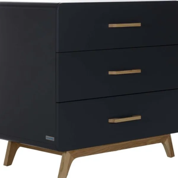 Europe Baby Ledikant 60 x 120 - Commode - Hanglegkast 2-deurs Iglo Grijs> Complete Babykamers|Ladekasten