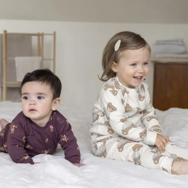 Feetje Bonnie Bouquet Pyjama - Maat 68 - Wijn Melange> Pyjama's
