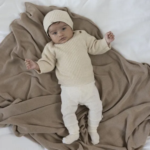 Feetje Broek Rib The Magic Is In You Offwhite Melange 44> Broekjes