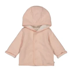 Feetje Jas Met Capuchon Omkeerbaar Print The Magic Is In You Roze 50> Jasjes