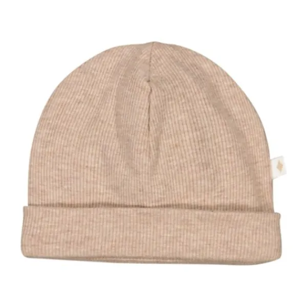 Feetje Muts Rib The Magic Is In You Taupe Melange 2> Mutsjes