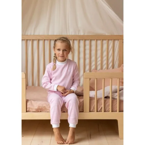 Feetje Pyjama Wafel Lichtroze maat 56> Pyjama's