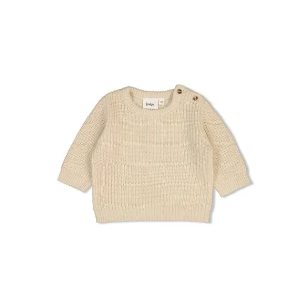 Feetje Sweater Gebreid The Magic is in You Creme 56> Truitjes