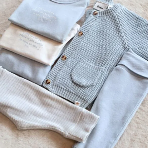 Feetje The Magic Is In You Broek Rib - Maat 44 - Blauw> Broekjes