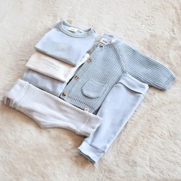 Feetje The Magic Is In You Wikkelromper Rib - Maat 44 - Blauw> Rompertjes
