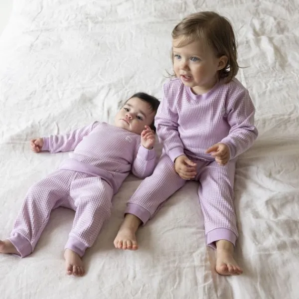 Feetje Wafelpyjama - Maat 56 - Lila> Pyjama's