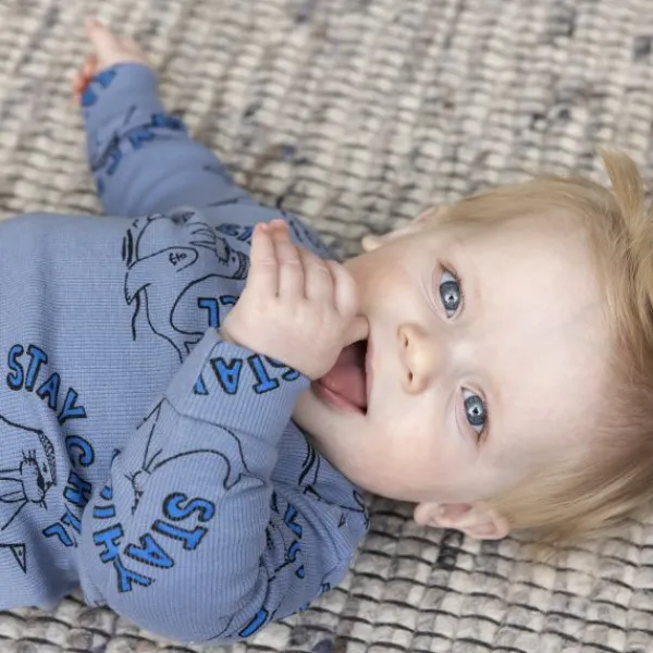 Feetje Willy Walrus Pyjama - Maat 56 - Blauw> Pyjama's
