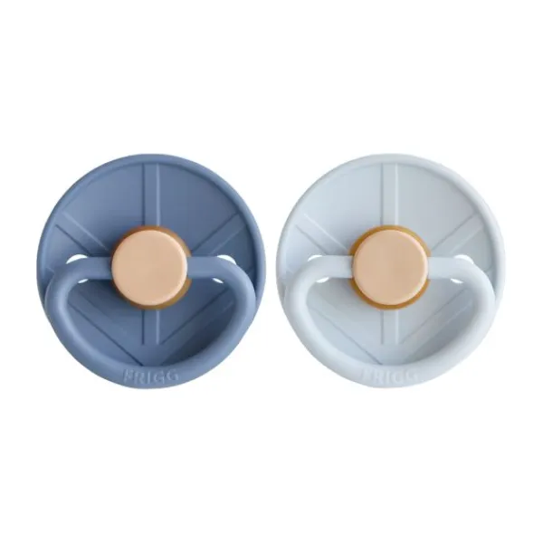 Frigg Fopspeen Little Viking Ocean View/Powder Blue T2 6-18 mnd (2 stuks)> Fopspenen 12+ Maanden|Fopspenen 6+ Maanden