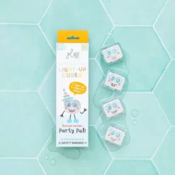 Glo Pals Cubes Light Up Party White 4-Pack> Badspeelgoed