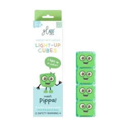 Glo Pals Cubes Light Up Pippa Green 4-Pack> Badspeelgoed