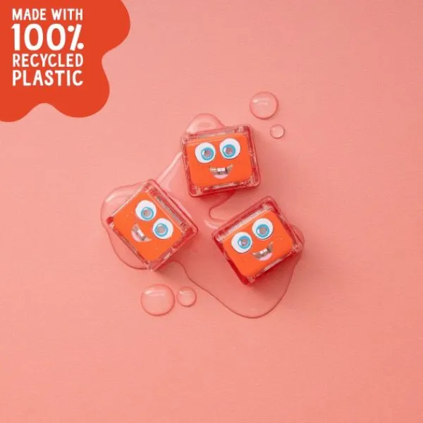Glo Pals Cubes Light Up Sammy Red 4-Pack> Badspeelgoed