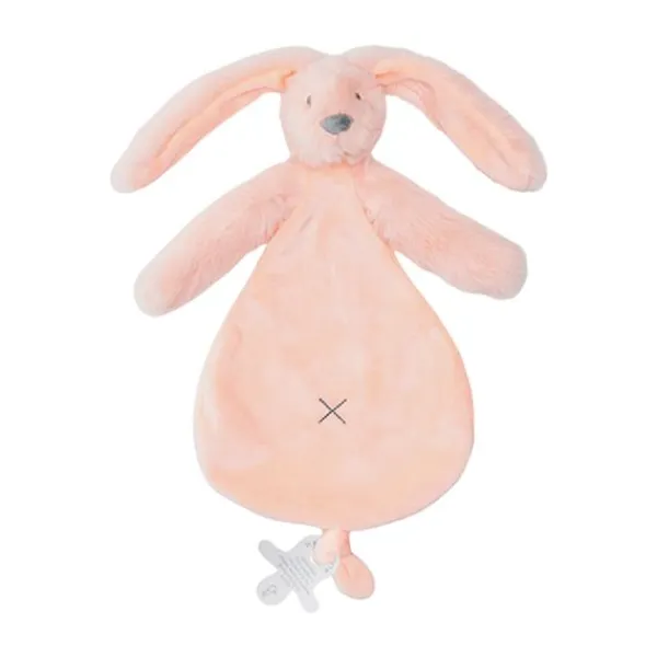 Happy Horse Recycled Rabbit Richie Knuffeldoekje - 25 cm - Peach> Pluche / Knuffels