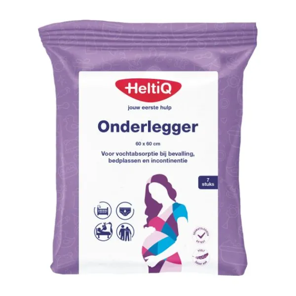 Heltiq Onderlegger – 60 × 60 cm – 7 stuks> Kraamartikelen