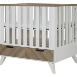 Interbaby Box Met Lade Lancaster Wit/ Visgraatmotief> Boxen Met Lade