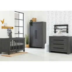 Interbaby Ledikant 60 x 120 - Commode 3 Laden - Hanglegkast 2 Deuren Austin><noscript><img width=