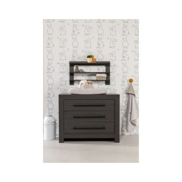 Interbaby Ledikant 60 x 120 - Commode 3 Laden - Hanglegkast 2 Deuren Austin> Complete Babykamers|Ladekasten