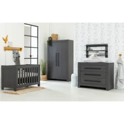 Interbaby Ledikant 60 x 120 - Commode 3 Laden - Hanglegkast 2 Deuren Austin><noscript><img width=