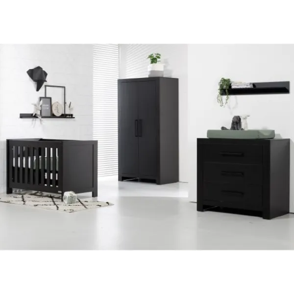 Interbaby Ledikant 60 x 120 - Commode - Hanglegkast Kopenhagen> Complete Babykamers|Ladekasten