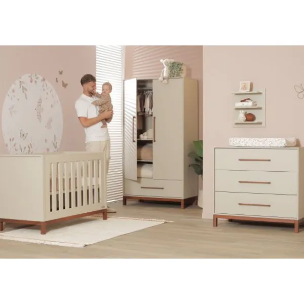 Interbaby Ledikant 60 x 120 - Commode - Hanglegkast Pluto> Complete Babykamers|Ladekasten