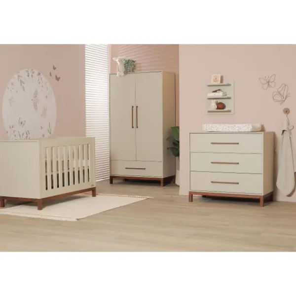 Interbaby Ledikant 60 x 120 - Commode - Hanglegkast Pluto> Complete Babykamers|Ladekasten