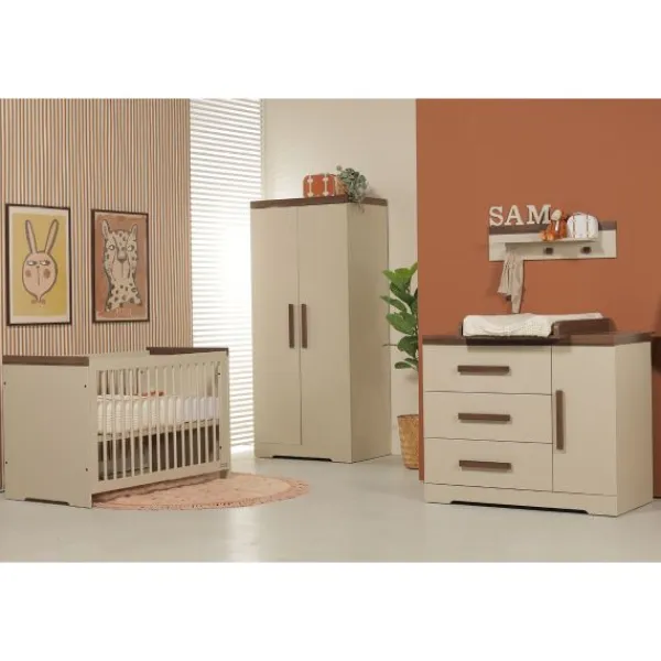 Interbaby Ledikant 60 x 120 Pebble> Complete Babykamers|Ladekasten
