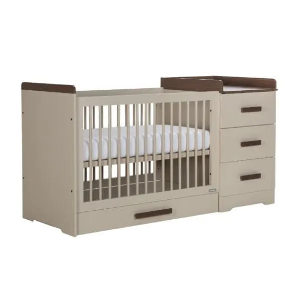 Interbaby Ledikant 60 x 120 Pebble> Complete Babykamers|Ladekasten
