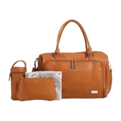 Isoki Double Zip Satchel Bag Redwood><noscript><img width=