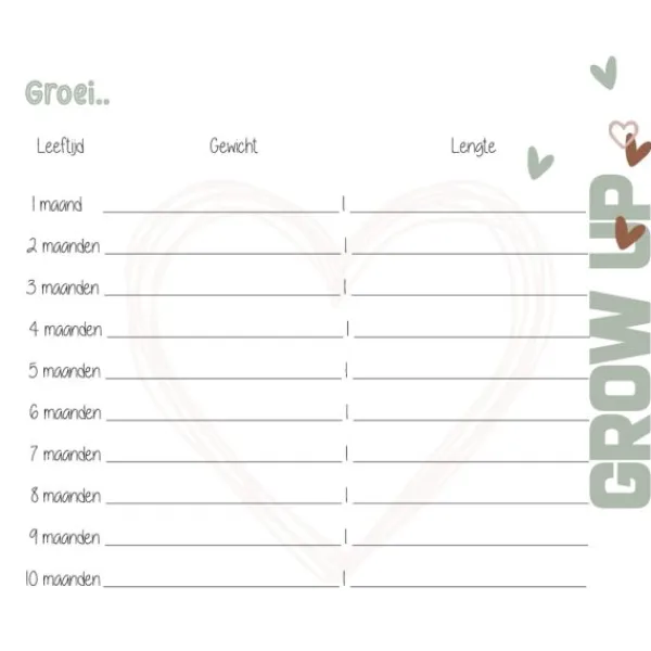 Jep! Kids Babyboek Zacht Groen> Boeken