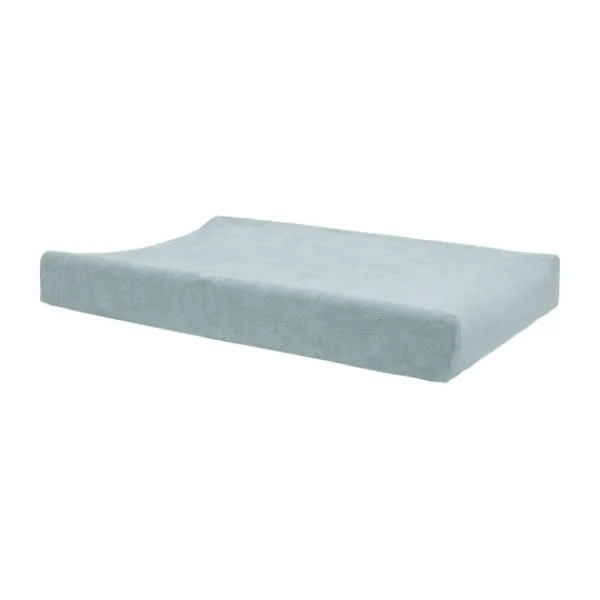 Jollein Aankleedkussenhoes - 2 Stuks - 50 x 70 cm - Badstof - Sea Green/Biscuit> Waskussenhoezen