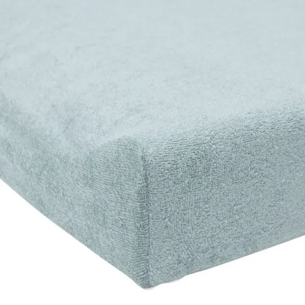 Jollein Aankleedkussenhoes - 2 Stuks - 50 x 70 cm - Badstof - Sea Green/Biscuit> Waskussenhoezen