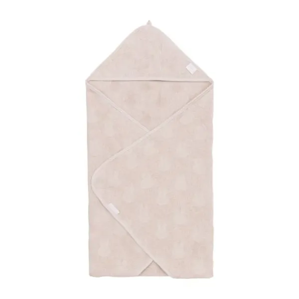 Jollein Badcape Badstof Miffy Jacquard Wild Rose> Badcapes