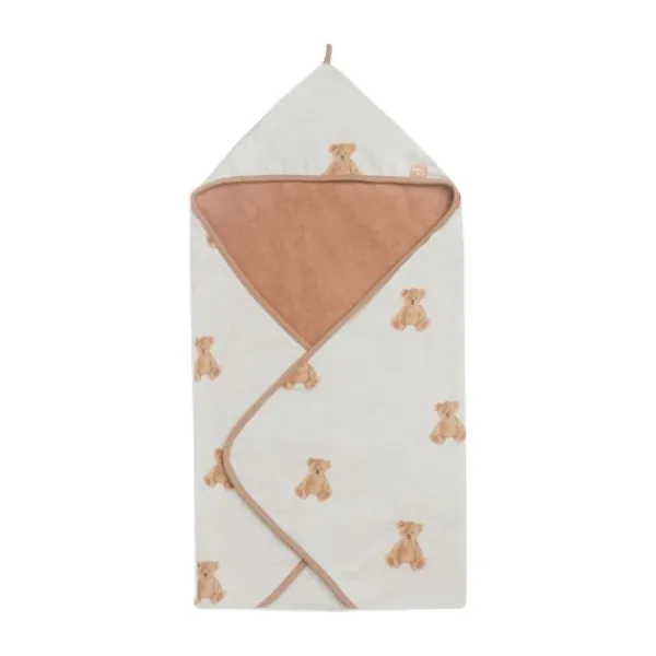 Jollein Badcape Stripe Terry Teddy Bear> Badcapes