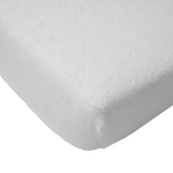 Jollein Badstof Hoeslaken Waterdicht - 60 x 120 cm - Wit> Hoeslakens