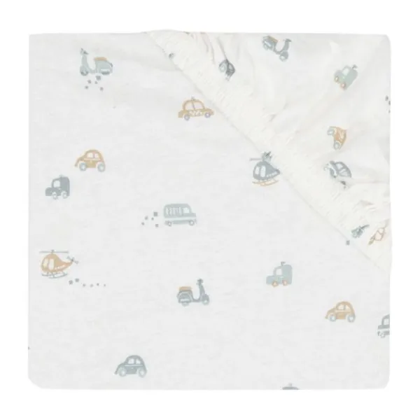 Jollein Bloomy Hoeslaken 70/75 x 140/150 cm - Jersey> Hoeslakens